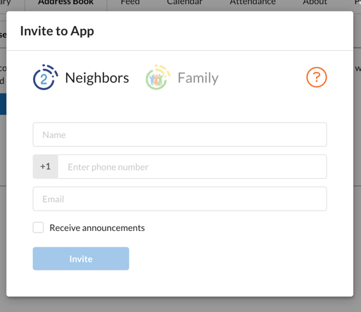 Neighbors (resident) App