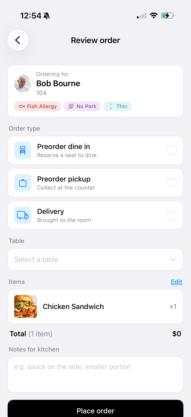 dining-pos-meal-summary